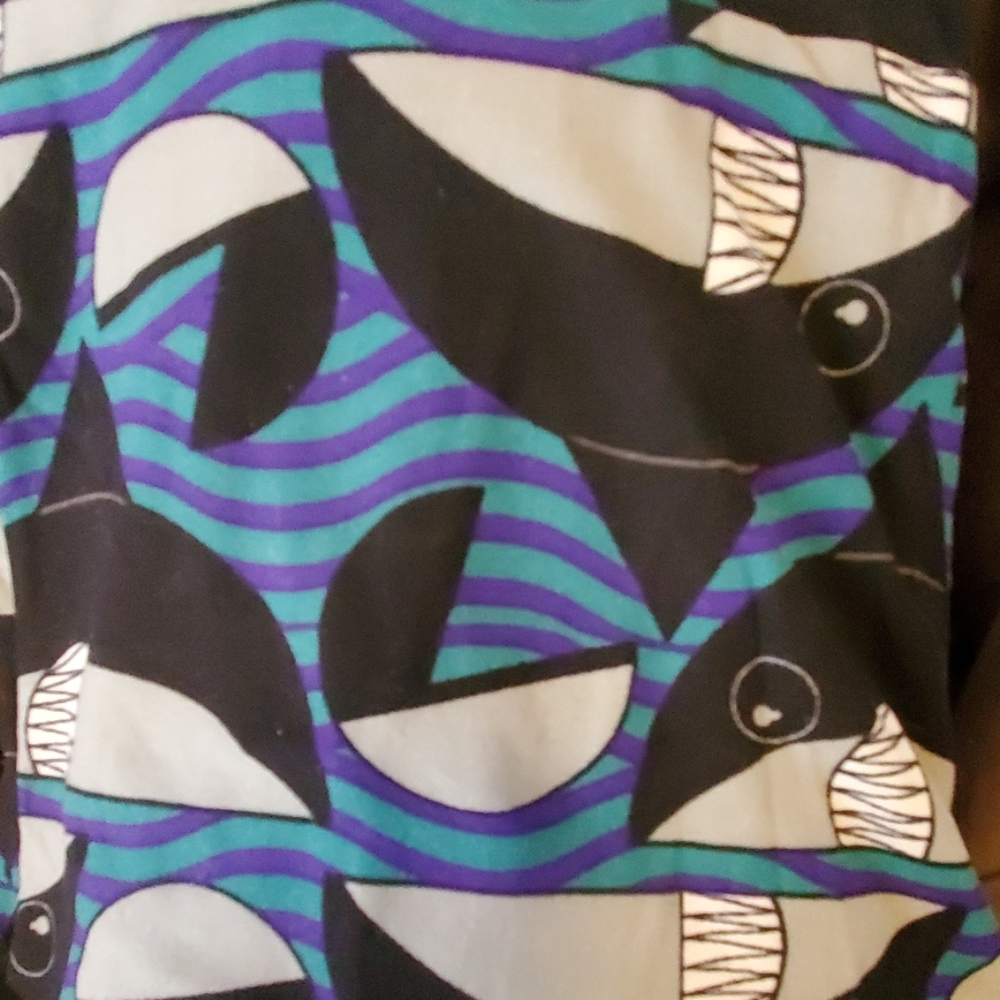 Lularoe TC shark print leggings